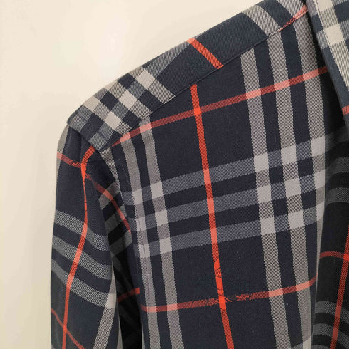 バーバリーズ BURBERRYS シャドーホース ノバチェック長袖シャツ メンズ JPN:M
