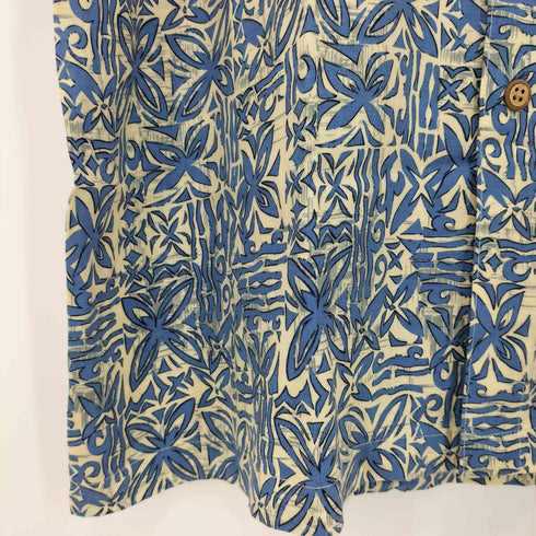 M.E.Sport 80-90s 総柄 レーヨン ショートスリーブシャツ メンズ XXL