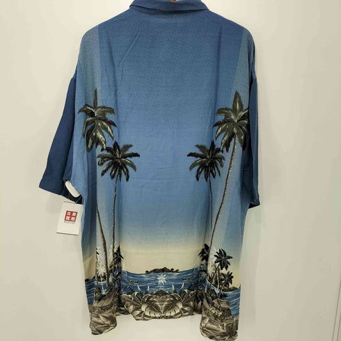 Hollis River 80-90s 総柄 レーヨン ショートスリーブシャツ メンズ XXL