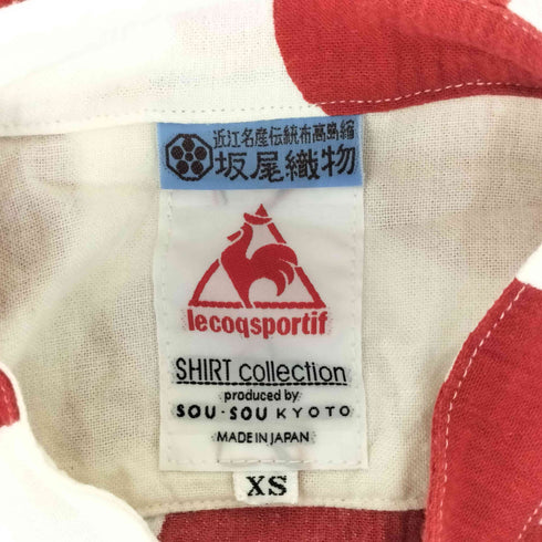 ルコック スポルティフ le coq sportif ドット柄シャツ レディース JPN:XS