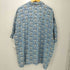 ストラクチャー STRUCTURE 80-90s 総柄 レーヨン ショートスリーブ オープンカラーシャツ メンズ import:XL