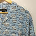ストラクチャー STRUCTURE 80-90s 総柄 レーヨン ショートスリーブ オープンカラーシャツ メンズ import:XL