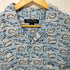 ストラクチャー STRUCTURE 80-90s 総柄 レーヨン ショートスリーブ オープンカラーシャツ メンズ import:XL