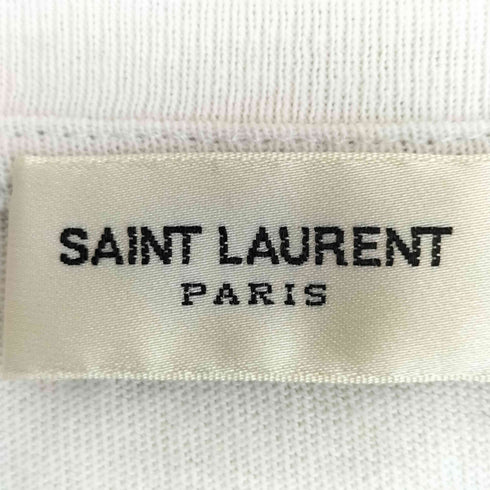 サンローランパリ SAINT LAURENT PARIS 18aw Babylone 55 Print T-Shirt ダメージ加工Tシャツ メンズ L