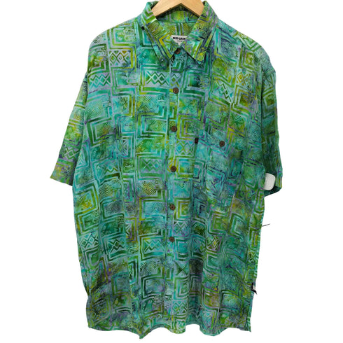 MaD GRiNGo 80-90s 総柄 ショートスリーブシャツ メンズ import:XL