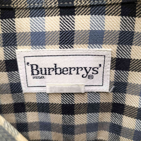 バーバリーズ BURBERRYS 長袖チェックシャツ メンズ JPN:M