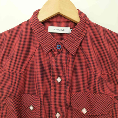 ノンネイティブ nonnative ギンガムチェック RANCHER SHIRT メンズ JPN:0
