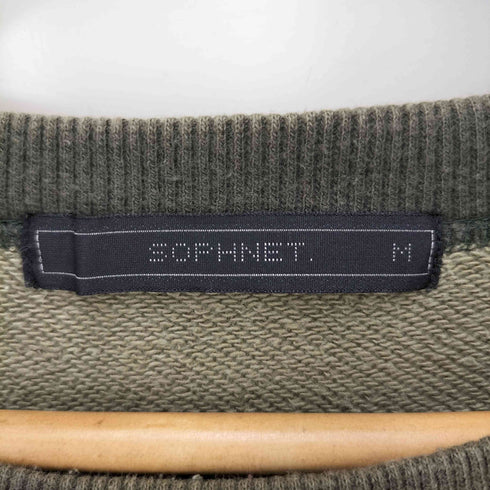 ソフネット SOPHNET. ロゴ カモフラ クルーネックスウェット メンズ JPN:M