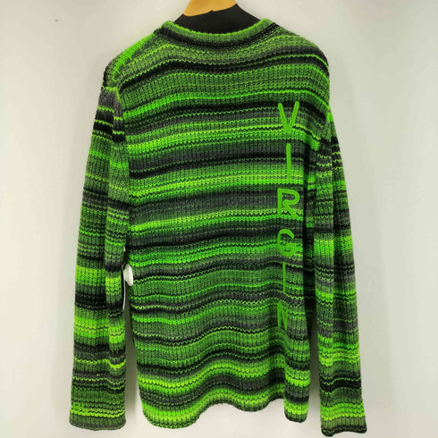 イーアールエル ERL Striped wool-blend sweater メンズ