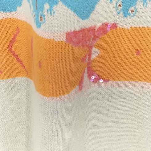 ツモリチサト TSUMORI CHISATO スパンコールデザイン ニットワンピース レディース 2