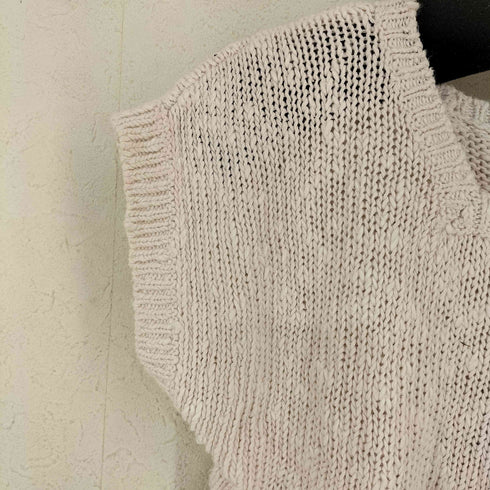 ANDREA GAYLE petites 台湾製 デザインニットベスト レディース import:M