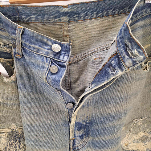 リーバイス Levis 80S USA製 501 ボタン裏555 赤耳 メンズ