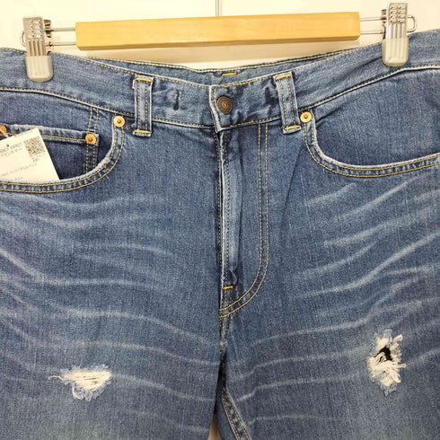 ハリウッドランチマーケット HOLLYWOOD RANCH MARKET ダメージ加工 イージーデニムパンツ メンズ JPN:1