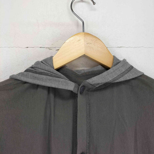 エムエムシックスメゾンマルタンマルジェラ MM6 Maison Martin Margiela 05AW 本人期 ライナーデザインフーデッドロングコート レディース JPN:M