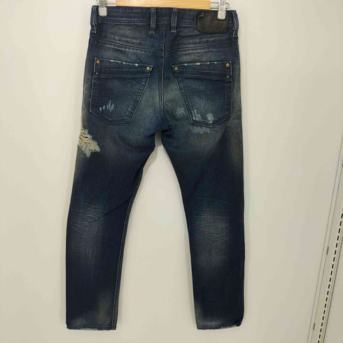 ディーゼル DIESEL ダメージリペア加工 ストレートジーンズ メンズ W26L30