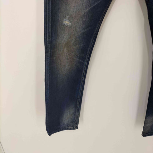 ディーゼル DIESEL ダメージリペア加工 ストレートジーンズ メンズ W26L30
