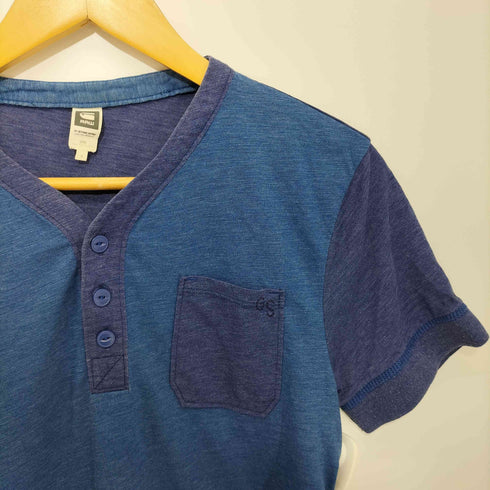 ジースターロー G-STAR RAW VヘンリーネックTシャツ メンズ import:S