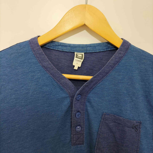 ジースターロー G-STAR RAW VヘンリーネックTシャツ メンズ import:S
