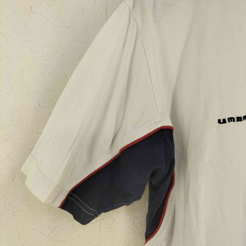 アンブロ UMBRO ロゴ刺繍 S/S TEE メンズ import:M