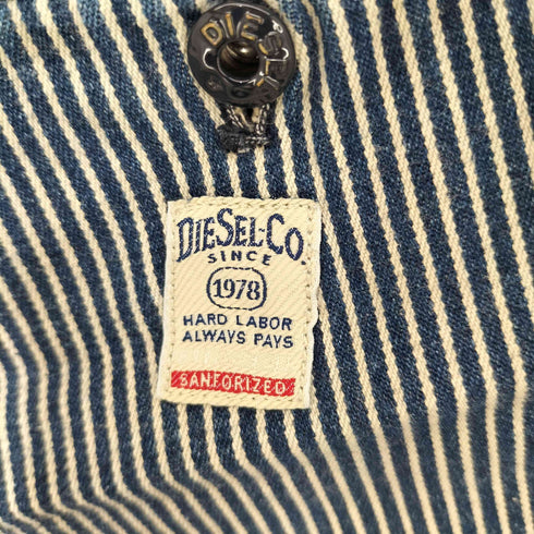 ディーゼル DIESEL ヒッコリーストライプ ショートパンツ メンズ 28