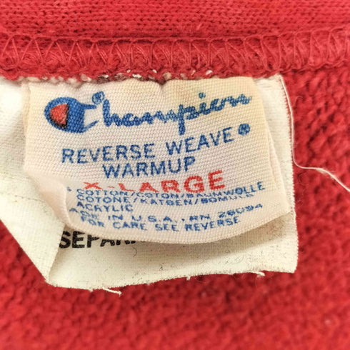 チャンピオン Champion 80S トリコタグ wisconsin カレッジ reverse Weave スウェットパンツ メンズ JPN:XL