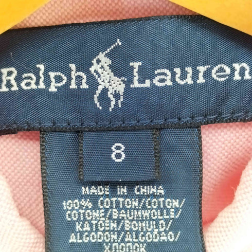 ラルフローレン RALPH LAUREN ポニー刺繍 L/S ボタンダウン シャツ レディース JPN:S