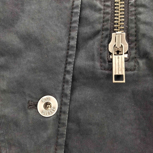ディーゼル DIESEL 刻印ボタン ライダース ジャケット レディース