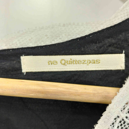 ヌキテパ NE QUITTEZ PAS 立体レース オールインワン レディース