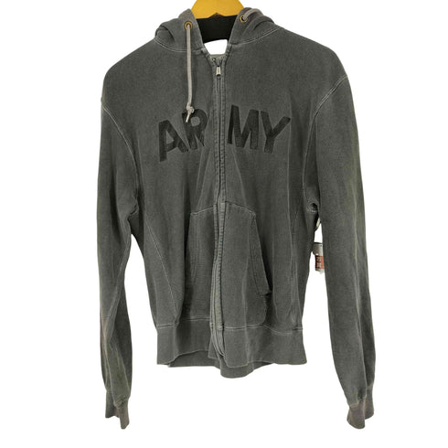 ユーエスアーミー U.S. ARMY SWEATSHIRT HOODED IDEALジッパー メンズ import:M