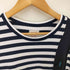 ワイズ Ys Gipsy Pig Patch Striped T-Shirt レディース JPN:4