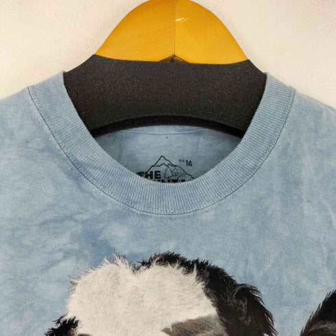 ザマウンテン the mountain MADE IN USA タイダイ染め フロントプリント S/S Tシャツ メンズ import:M