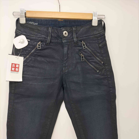 ジースターロー G-STAR RAW Lynn Biker Mid Skinny Jeans レディース W23 L28