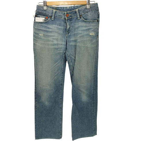 フォーティーファイブアール 45R ダメージ加工デニムパンツ レディース 28