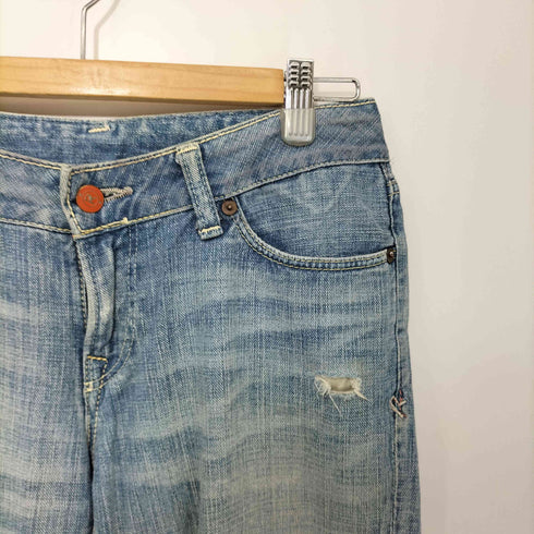 フォーティーファイブアール 45R ダメージ加工デニムパンツ レディース 28