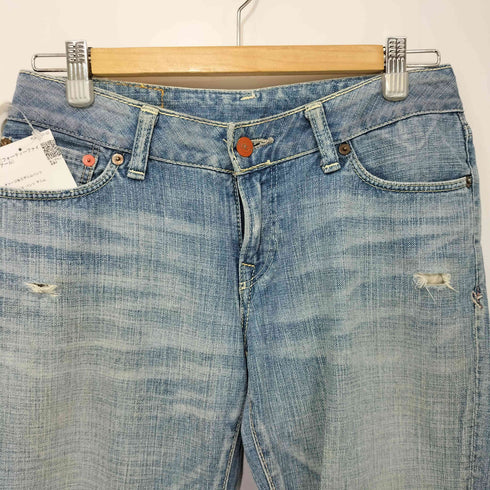 フォーティーファイブアール 45R ダメージ加工デニムパンツ レディース 28