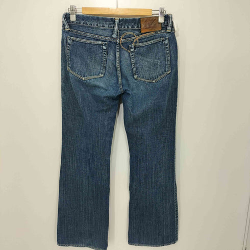 フォーティーファイブアール 45R ダメージ加工フレアデニムパンツ レディース 29