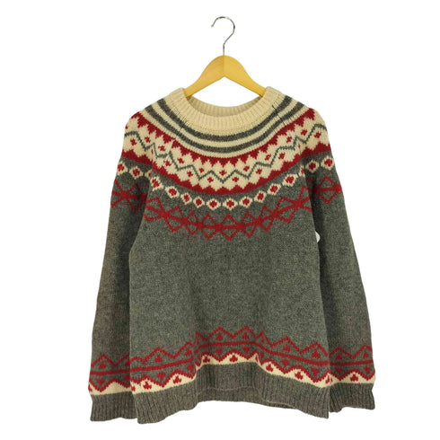 OLD CARL'S ノルディック柄 クルーネックニット メンズ import:M