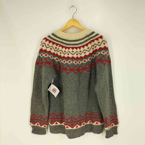 OLD CARL'S ノルディック柄 クルーネックニット メンズ import:M