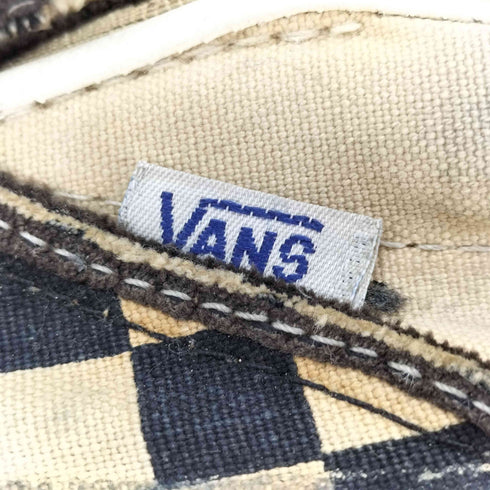 バンズ VANS USA製 SLIP ON チェッカーフラッグ メンズ