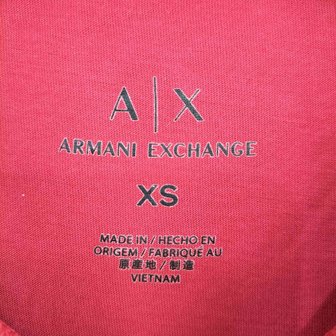 アルマーニエクスチェンジ ARMANI EXCHANGE JERSEY T-SHIRT スパンコール レディース import:XS