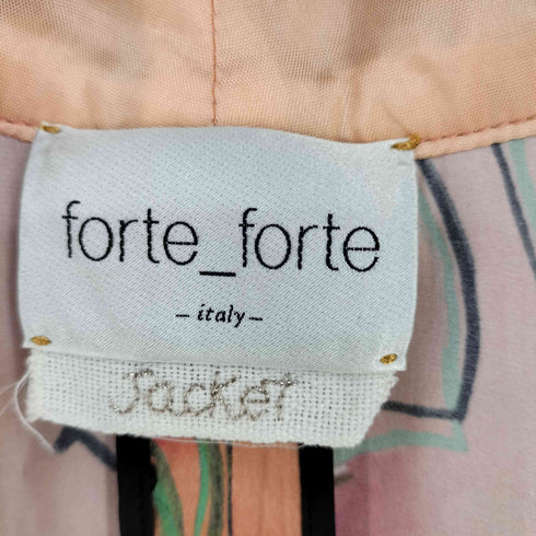 フォルテフォルテ forte forte Italian Riviera Printed Silk Satin Kimono レディース 0