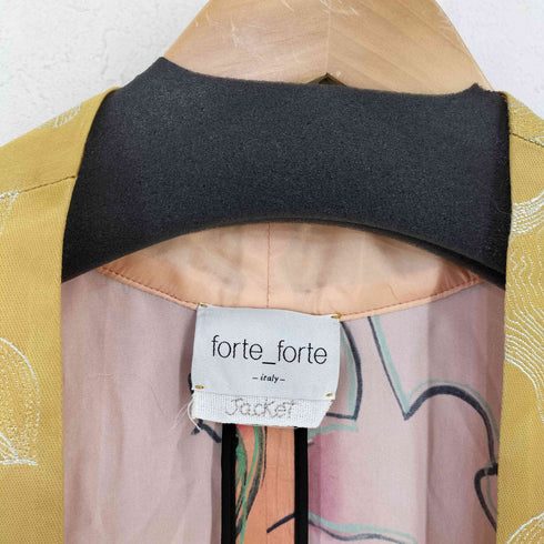 フォルテフォルテ forte forte Italian Riviera Printed Silk Satin Kimono レディース 0