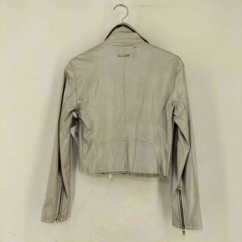 アルマーニエクスチェンジ ARMANI EXCHANGE フェイクレザー ダブルライダースジャケット レディース import:XS