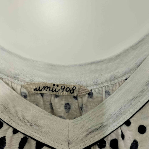 ウミ umii908 ドット柄ノースリーブワンピース レディース JPN:3