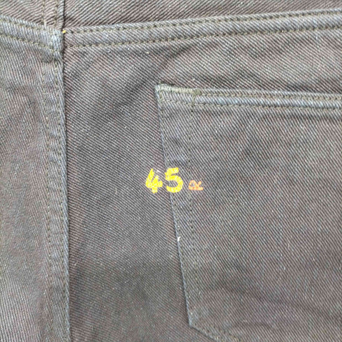フォーティーファイブアール 45R ゴート ジップフライデニムパンツ レディース 28