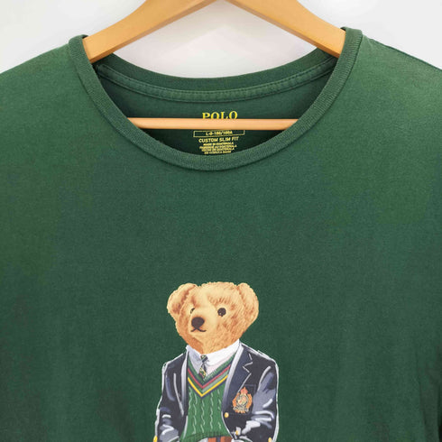 ポロラルフローレン POLO RALPH LAUREN ポロベアプリント クルーネックTシャツ メンズ import:L