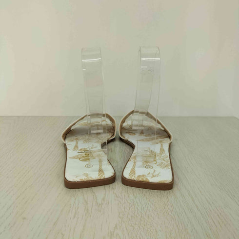 シーイン SHEIN SHUZIA 刺繍サンダル ジャガード レディース JPN:37