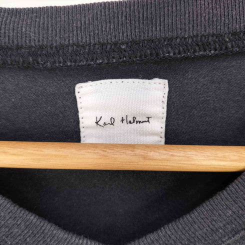カールヘルム Karl Helmut センターロゴプリント VネックTシャツ メンズ JPN:L