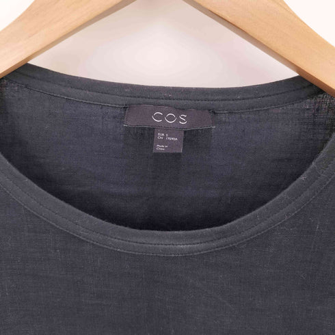 コス COS クルーネックリネンTシャツ メンズ JPN:S