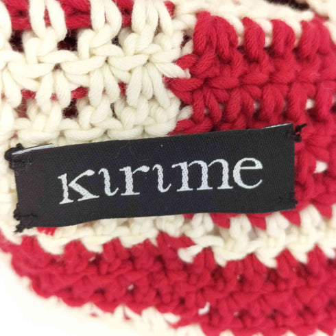 キリメ Kirime ブロックチェッククラッシャーハット メンズ